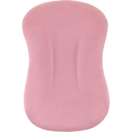FUNUPUP Baby Lounger Cover Compatible with Snuggle Me Lounger, Rayon Made from Bamboo Infant Lounger Pillow Cover for Newborn, Removable Elastic Newborn Lounger Cover,Pink