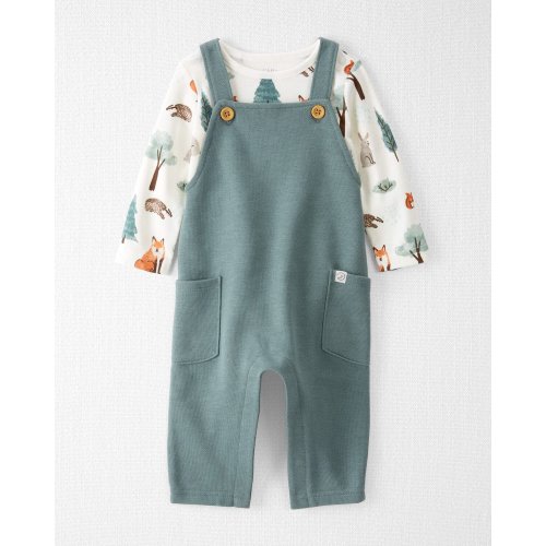 Baby Organic Cotton Overalls Set in Woodland Animals
- Little Planet | Carter's