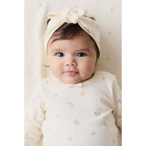 Organic Cotton Headband - Meredith Egret – Jamie Kay USA