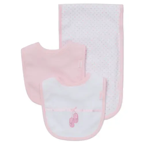 Prima Ballerina Bib & Burp Set