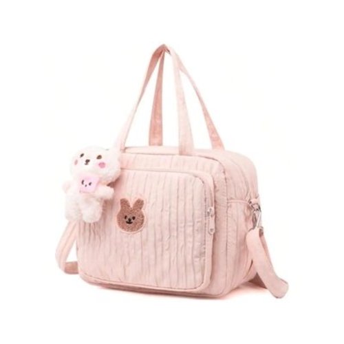 Cute Multifunction Baby Diaper Tote Bag,outgoing travel Mommy Crossbody Bag, Baby Storage Nappy Bag
