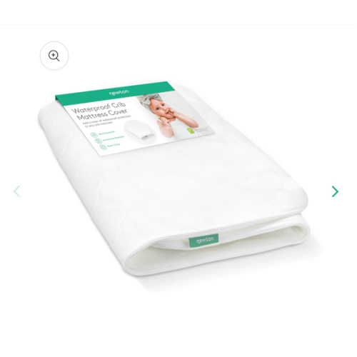 Extra Waterproof Crib Mattress Cover - Standard / Cloud White