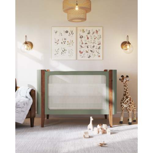 The Palm Crib | 3-in-1 Convertible Crib | Nestig