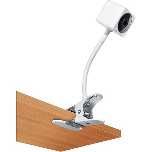 HOLACA Baby Monitor Flexible Clip Mount for Wyze Cam OG,Wyze Cam Outdoor v1/v2,Wyze Cam pan/pan v2/pan v3,Wyze Cam V3/V3 PRO Twist Versatile Mounting Kit for Wyze Cam Baby Monitor (Clip Mount)