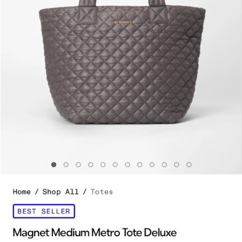 Diaper Bag Magnet Medium Metro Tote Deluxe