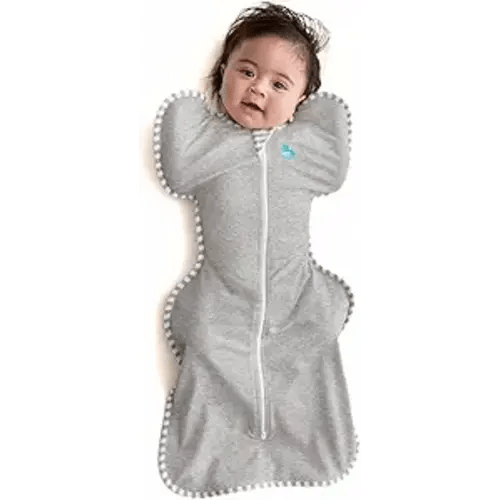 Love to Dream Swaddle UP, Baby Sleep Sack, Self-Soothing Swaddles for Newborns, Improves Sleep, Snug Fit Helps Calm Startle Reflex, New Born Essentials for Baby, Small 8-13lbs, Gray