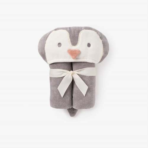 Penguin Hooded Baby Bath Wrap – Elegant Baby