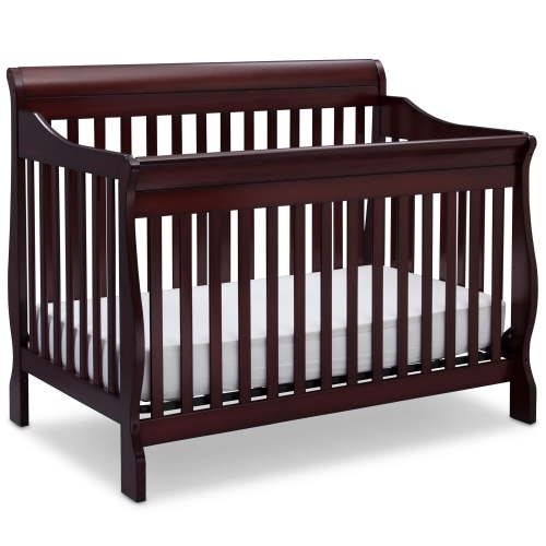 Delta Children Canton 4-in-1 Convertible Baby Crib, Espresso Cherry
