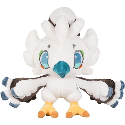 Nadou TLOZ Tulin Plush, 12 Inch White Bird Plush Stuffed Toy, Halloween, Christmas, Birthday Hug Plush for Boys and Girls