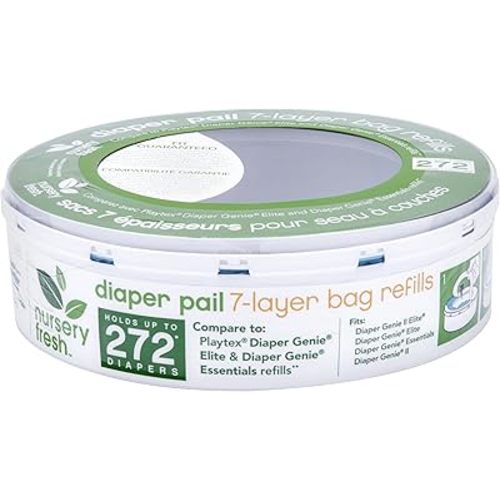 Munchkin 272 Nursery Fresh Diaper Pail Refill, 3.2 Ounce
