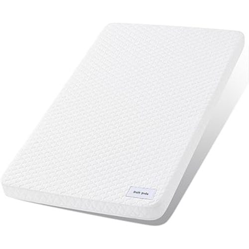 Pro Goleem Baby Bassinet Mattress Pad 33"x20" Rectangle, Waterproof Soft Cover Gel Memory Foam, Dual Side Cradle Mattress fits for BabyDelight/MikaMicky/KoolerThings Bassinet