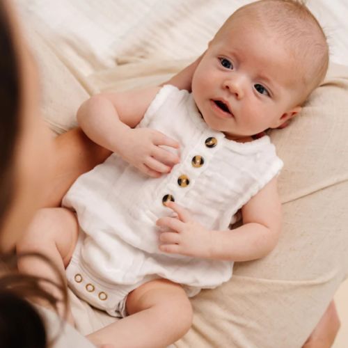 Cloud Muslin™ Bubble Romper - White – Lou Lou & Company