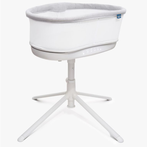 HALO - BassiNest Luxe Vibrating Bassinet, Bedside Sleeper - white
