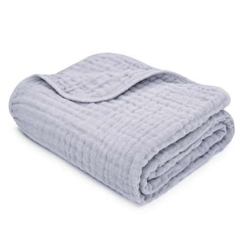 Baby Muslin Blanket by Comfy Cubs in Heather