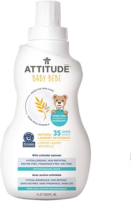 Attitude sensitive baby laundry detergent