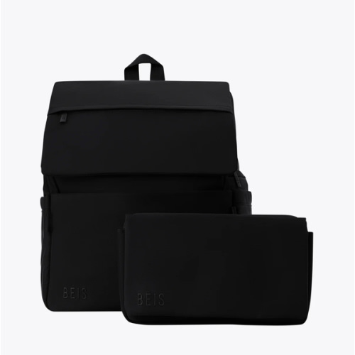 BÉIS 'The Ultimate Diaper Backpack' in Black - Best Backpack Diaper Bag in Black