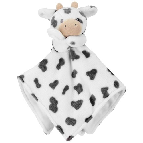 Baby Cow Security Blanket - Black/White