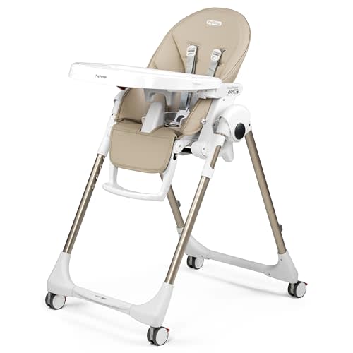 Peg Perego Prima Pappa Zero 3 - High Chair - for Children Newborn to 3 Years of Age - Made in Italy - Astral (Beige)