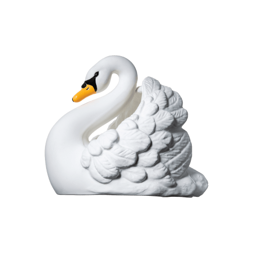 Bathing Swan