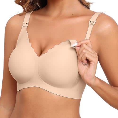 Nursing Bras for Breastfeeding Seamless Supportive Maternity Bras Women Comfort Pregnancy Sleep Bralette