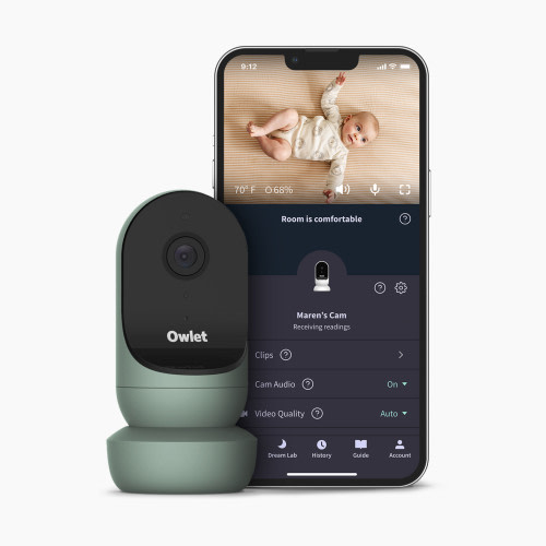 Owlet Cam 2 HD Video Baby Monitor - Sleepy Sage