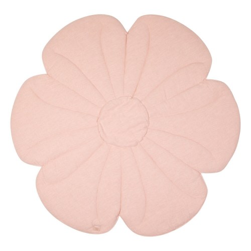 Linen bloom mat "Light pink lily", Carpet for childreen, Kids room, Baby room, Floor mat, Playmat for boy, Playmat for girl, Decorative mat