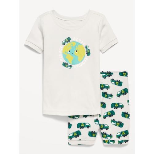 Printed Snug-Fit Pajama Set for Toddler & Baby