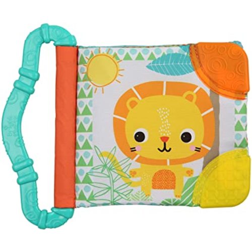 Bright Starts Teethe & Read Soft Book Toy, Ages 3 Months +, Style May Vary
