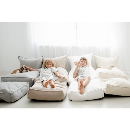 BOUCLE Bean Bag for Kids | Floor Cushion | Bean Bag Chair | Boho Lounger | Floor pouf | Big pouf for rest | Floor coushion