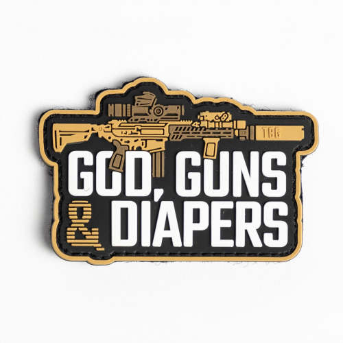 God, Guns & Diapers Patch - AR V2 by Tactical Baby Gear