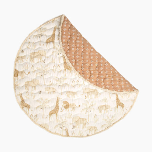 Crane Baby Cotton Quilted Playmat - Kendi Animals