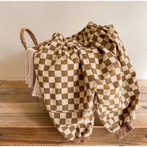Toddler Checkerboard Casual Pants