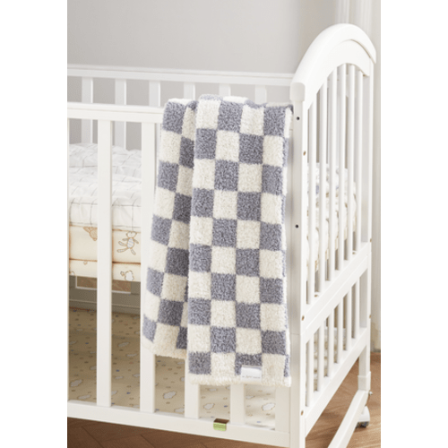 Checkered Stroller Buttery Blanket- Pre Order May 31st