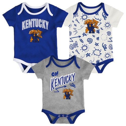 Kentucky Wildcats Outerstuff Newborn & Infant Three-Pack All Day Play Bodysuit Set