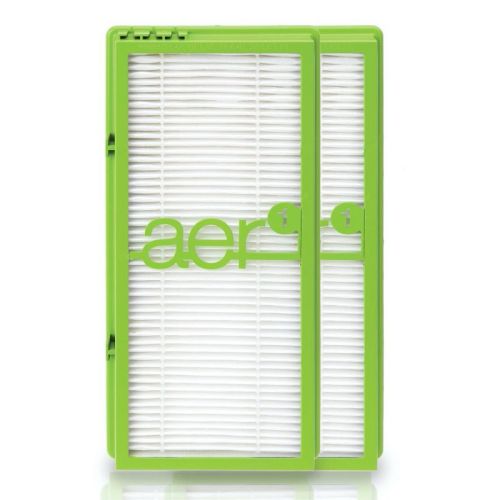 Bionaire 2pk Aer1 Allergen Air Purifier Filters Green: True Hepa, Epa Certified, Captures Odors & Smoke, Fits Bionaire & Holmes