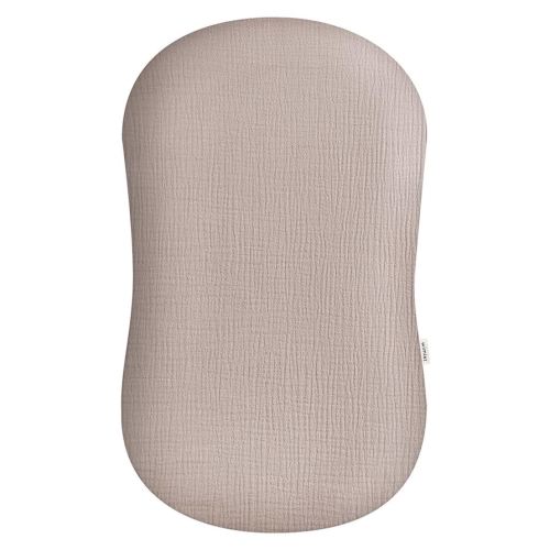 Muslin Baby Lounger Cover, Newborn Lounger Cover, Soft Cotton Breathable Lounger Pillow for Boys Girls Infant, Cover Only (Vintage Taupe)