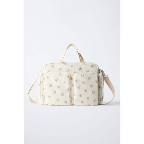 FLORAL DIAPER BAG