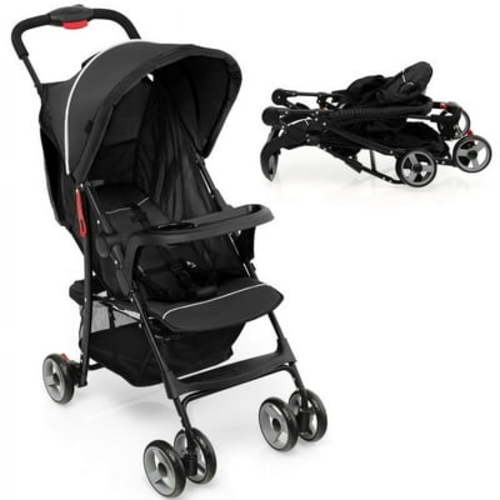 Kadyn Baby Stroller, Infant Carriage Bassinet Stroller,Toddler Travel Stroller for Airplane with Adjustable Backrest and Canopy