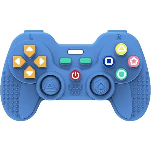 Hooku Silicone Teething Toys for Babies 0-6 Months, Teethers for Babies 6-12 Months, Remote Teether for Baby, Sensory Toys for Babies, Baby Chew Toys