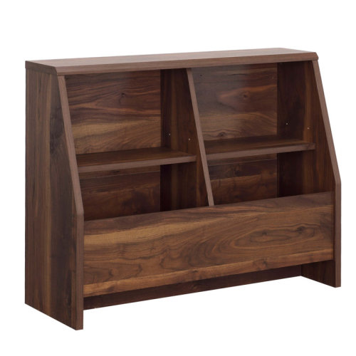 George Oliver Mid-Century Modern Bookcase, Brown Finish | Wayfair