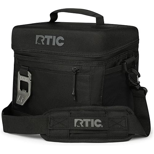 RTIC 8 Can Everyday Cooler, Soft Sided Portable Insulated Cooling for Lunch, Beach, Drink, Beverage, Travel, Camping, Picnic, for Men and Women