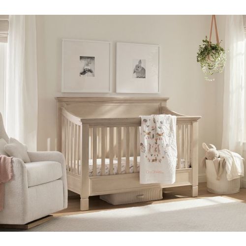 Larkin 4-in-1 Convertible Baby Crib in Sandstone | Pottery Barn Kids