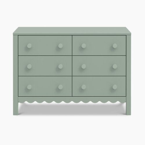 daVinci Sammy Scallop 6-Drawer Dresser - Light Sage