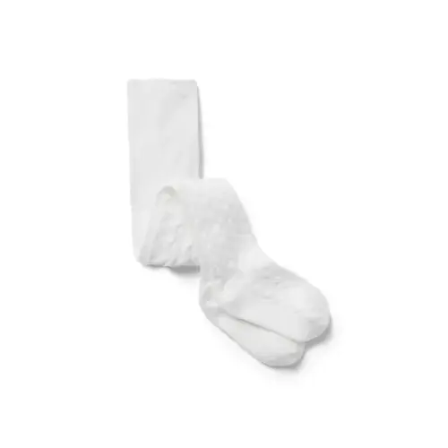 Accessories Jet Ivory Pointelle Tight by Janie and Jack