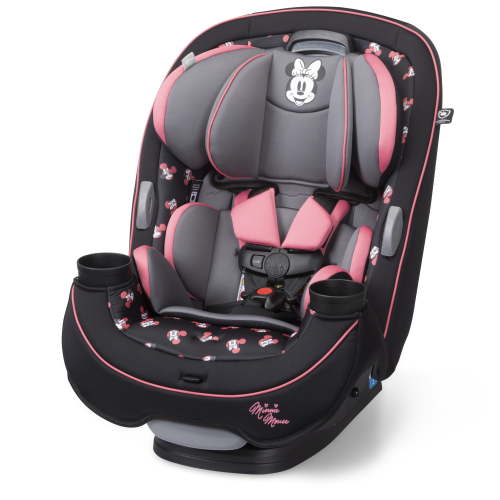 Disney Baby Minnie Mouse Grow and Go 3-in-1 Convertible Rear-Facing Comfy Car Seat