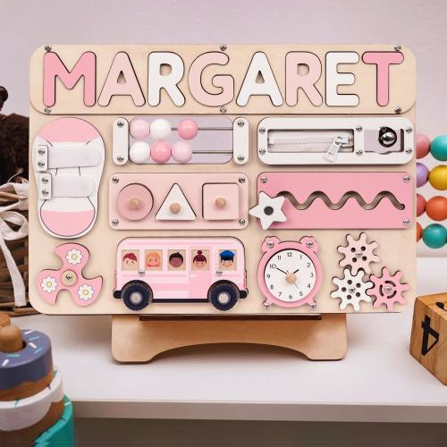 Personalized Gift Newborn for Baby, Toddler Toys, Wooden Sensory Toys, Gifts For Kids, Montessori Toys, 1st Birthday Gift, BB61