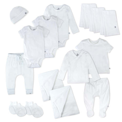 Honest Baby 15-Piece WELCOME HOME Organic Cotton Gift Set (Newborn)