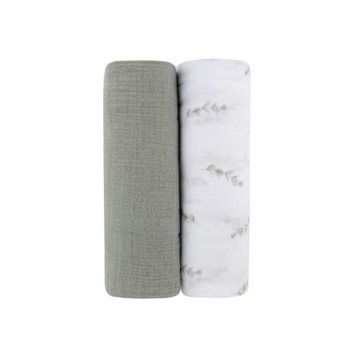 Cotton Muslin Swaddle Blanket 2 Pack