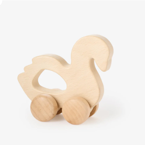 Wooden Push Toy Swan – Elegant Baby