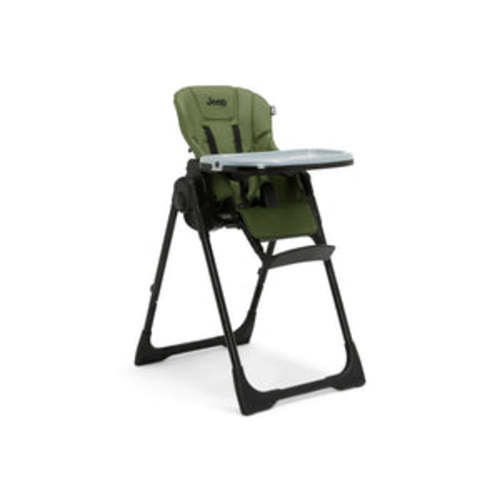 Jeep Classic Convertible 2-in-1 High Chair for Babies and Toddlers with Adjustable Height, Recline & Footrest